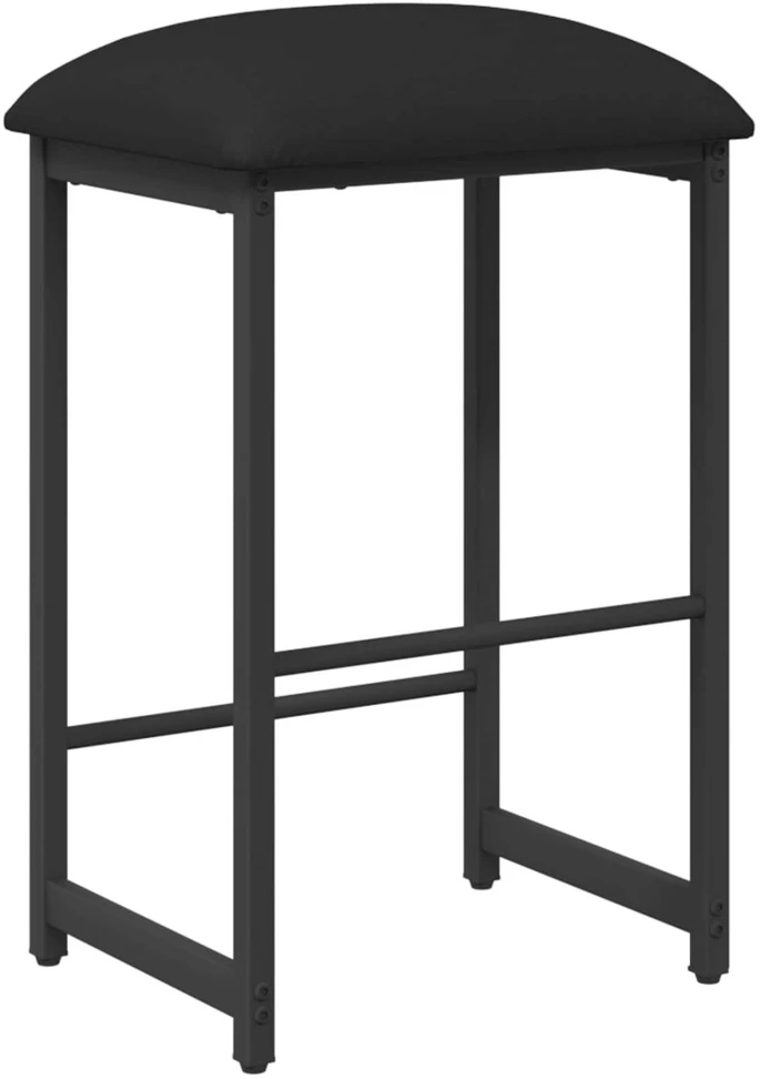 Baro taburetė Juoda 40 x 32 x 74 cm Apdirbta mediena