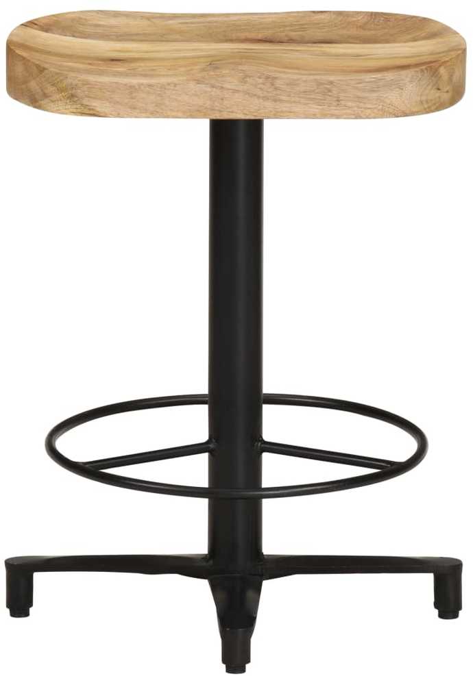 Baro taburetės, 2vnt., 52cm, mango medienos masyvas
