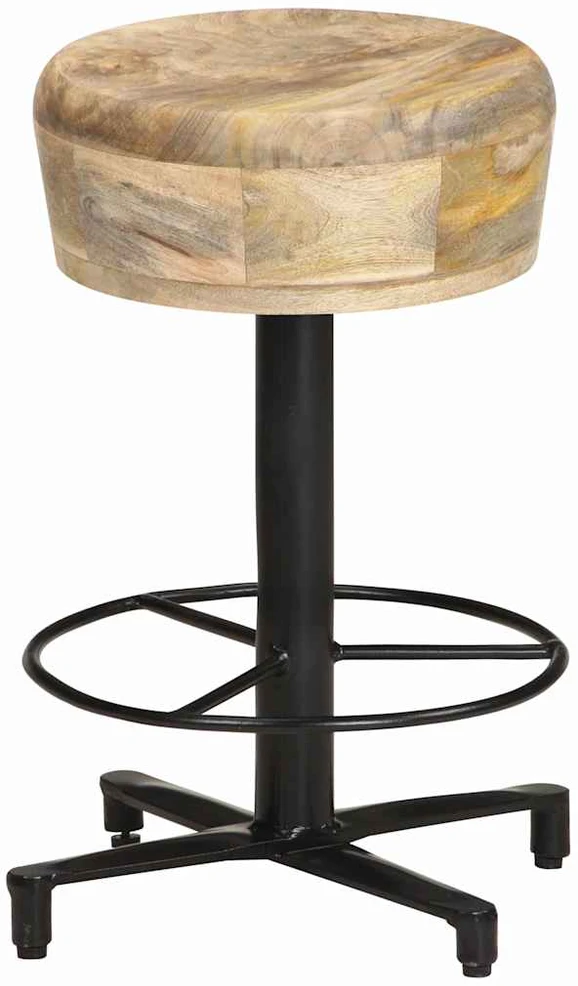 Baro taburetės, 2vnt., 52cm, mango medienos masyvas