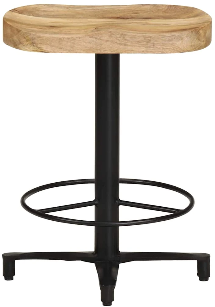 Baro taburetės, 2vnt., 52cm, mango medienos masyvas