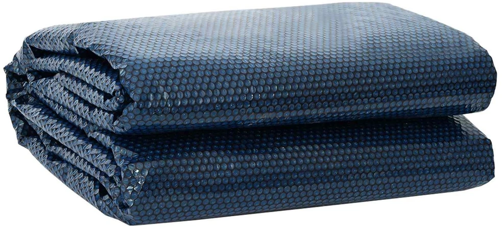 Saulės baseino uždangalas itin storas 600 x 400 cm 400 μm PE