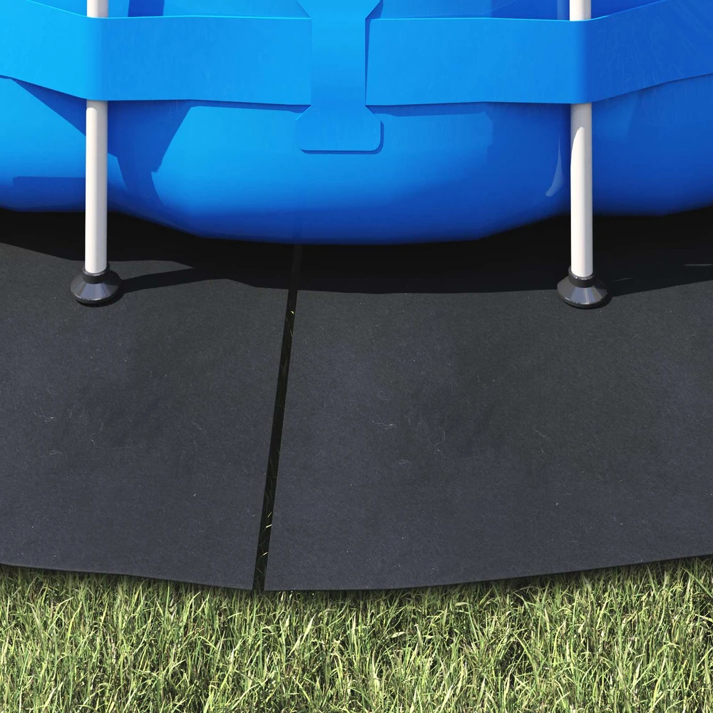 Baseino dugno plėvelė Ø 244 cm (1 mm) Apvali Juoda