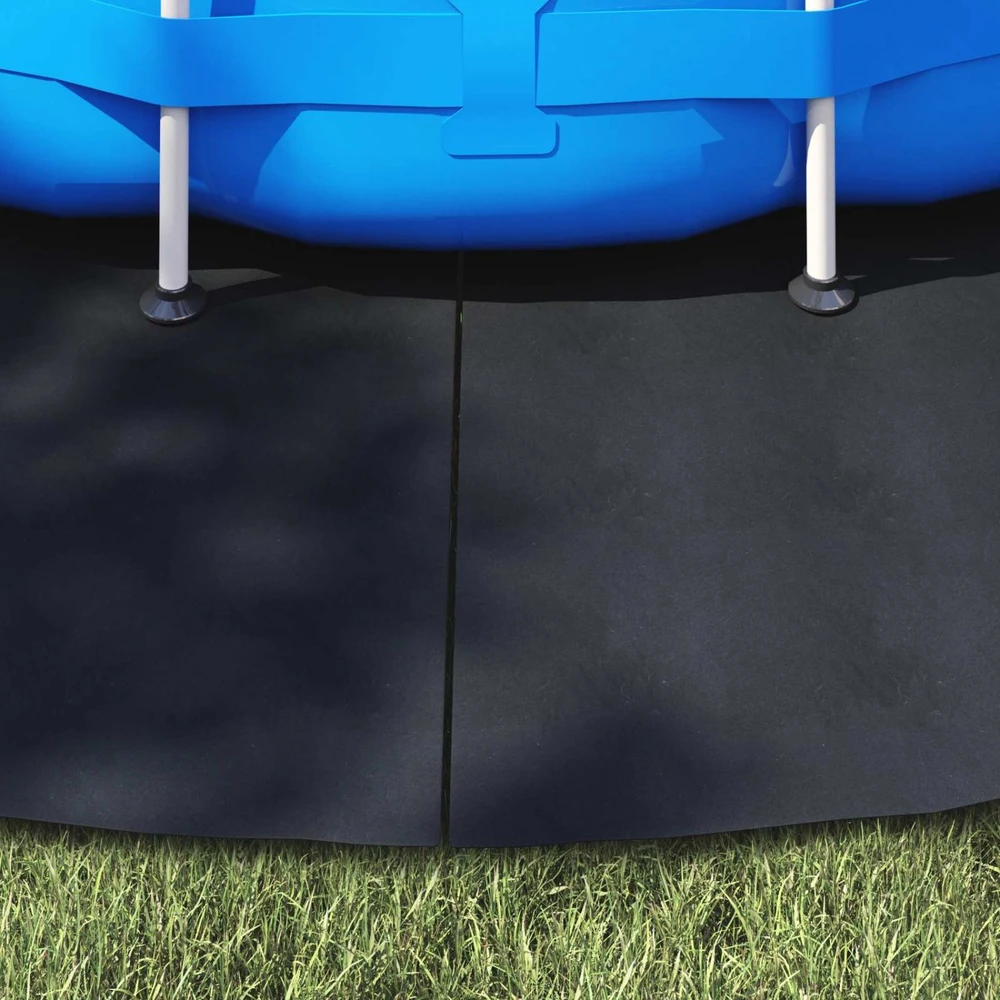 Baseino dugno plėvelė Ø 500 cm (2 mm) Apvali Juoda