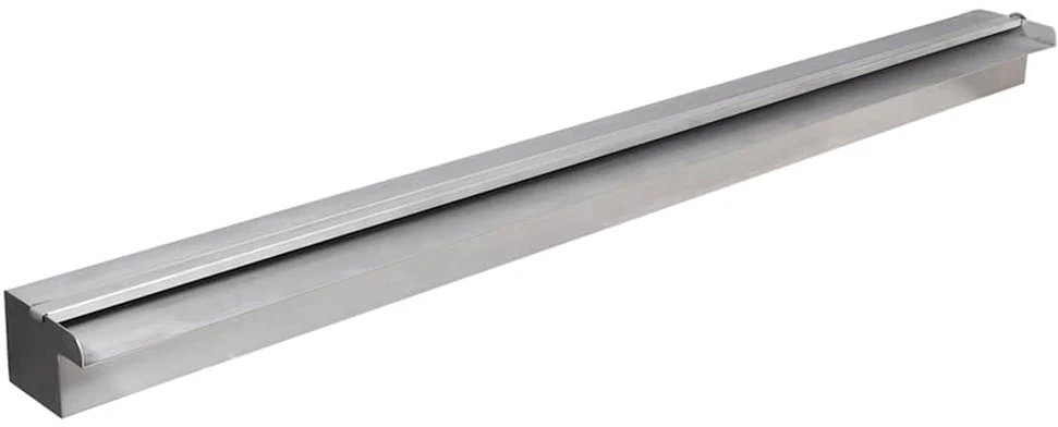 Baseino fontanas-krioklys su LED, nerūdijantis plienas, 110cm