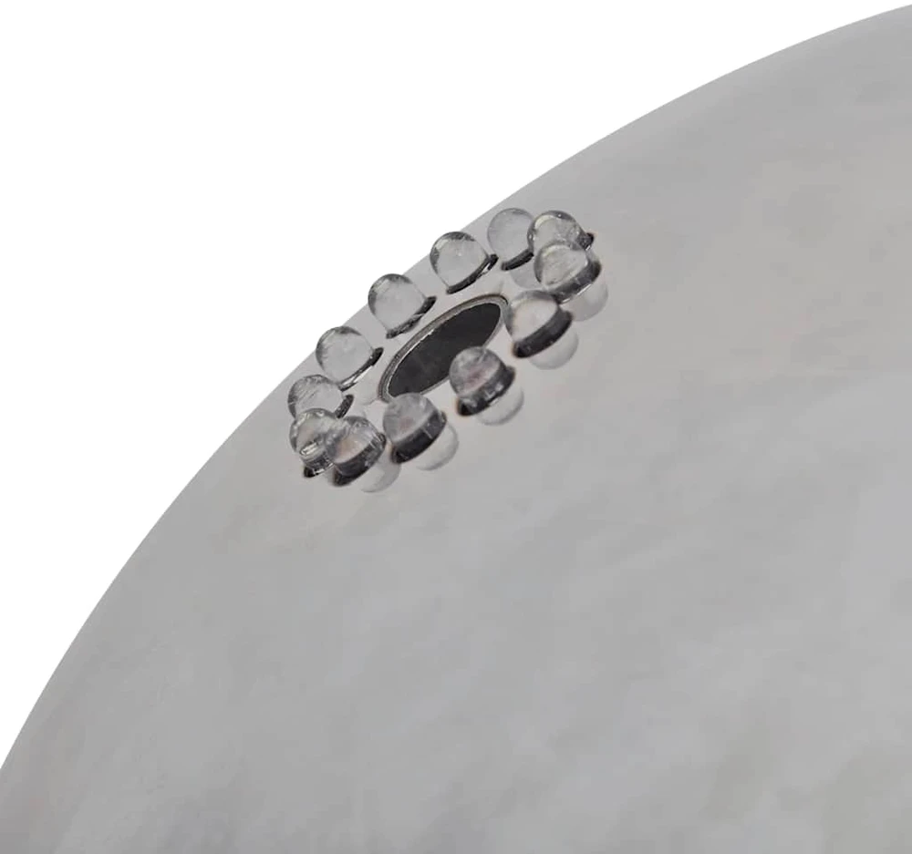 Baseino fontanas-sfera su LED, nerūd. plienas, 40 cm
