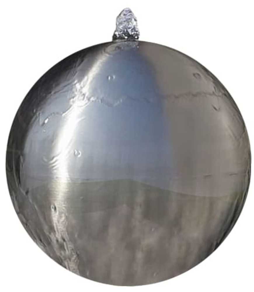 Baseino fontanas-sfera su LED, nerūd. plienas, 40 cm