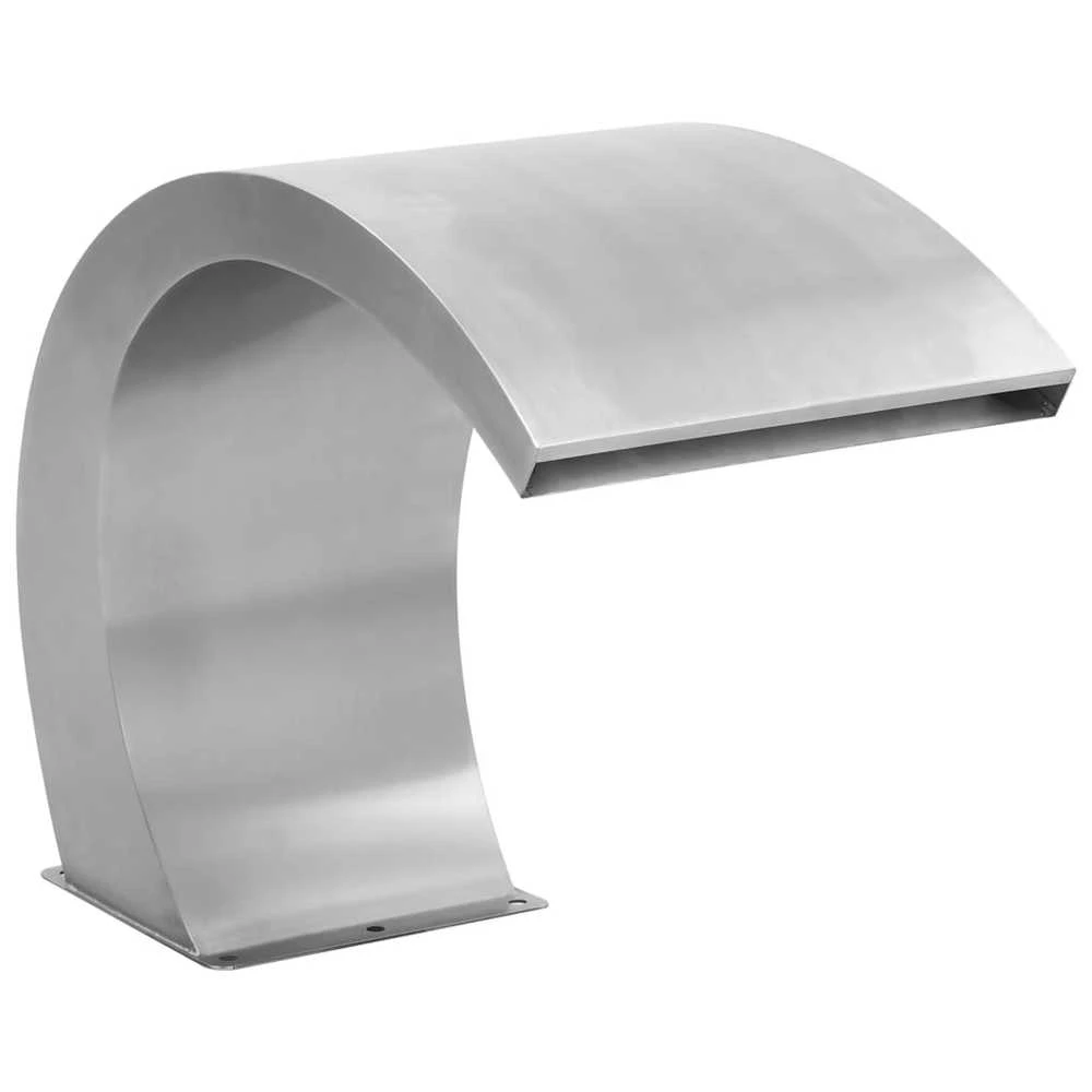 Baseino fontanas su LED, 30x60x45cm, nerūdijantis plienas