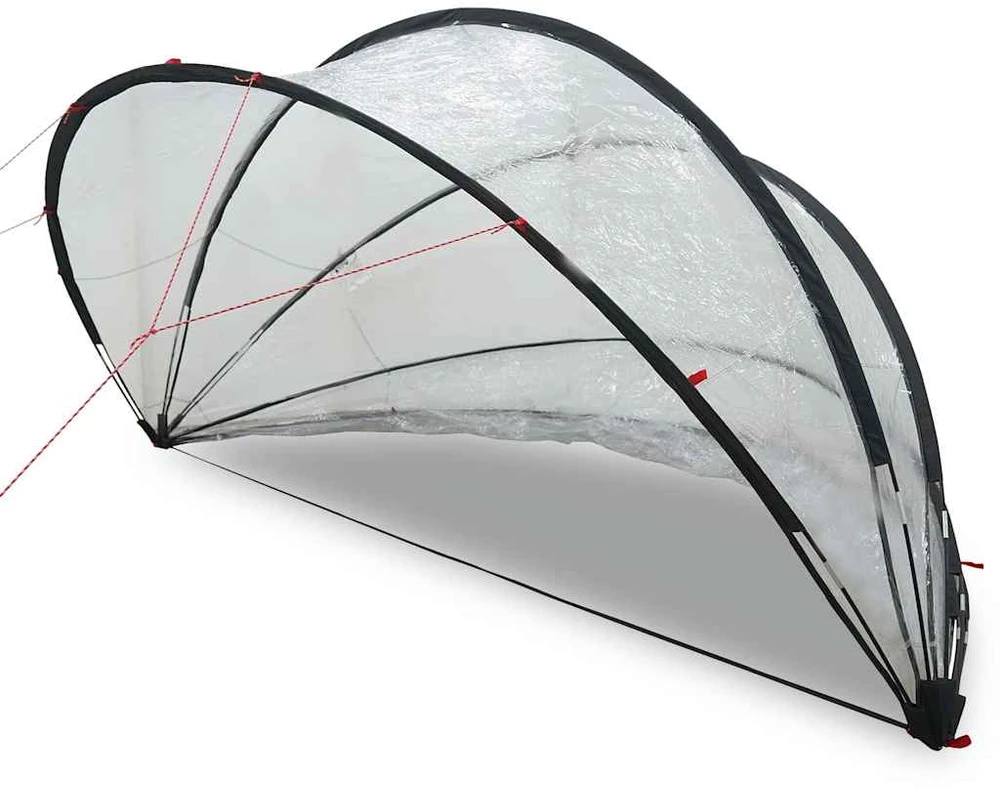 Baseino kupolas 405 x 405 x 192 cm PVC Skaidrus