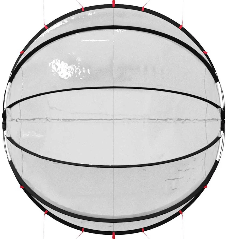 Baseino kupolas 405 x 405 x 192 cm PVC Skaidrus
