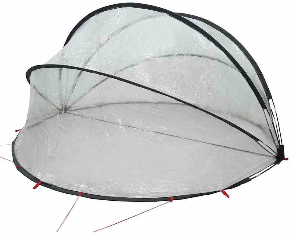 Baseino kupolas 405 x 405 x 192 cm PVC Skaidrus