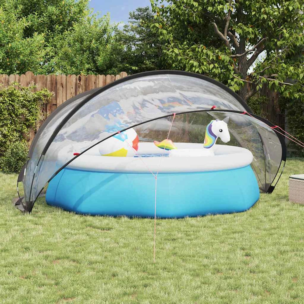 Baseino kupolas 405 x 405 x 192 cm PVC Skaidrus