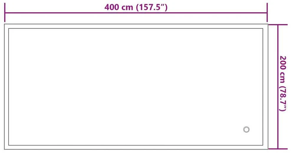 Žiemos baseino pagalvė Mėlyna 380 x 180 x 140 cm PVC