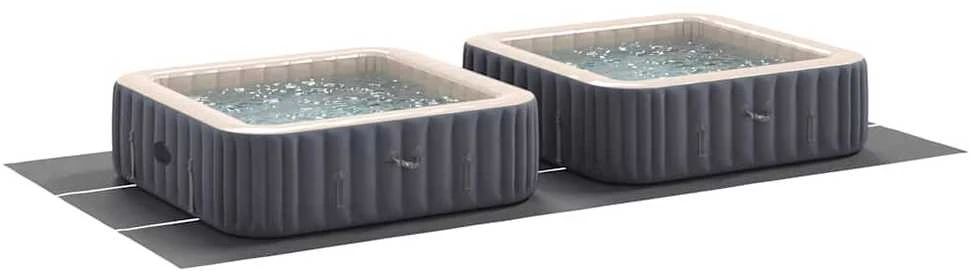 Baseino paklotas, pilkas, 640x321cm, poliesterio geotekstilė