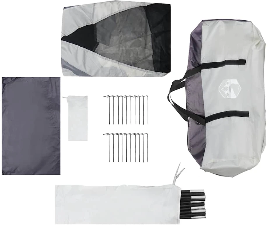 baseino palapinė su nuimamomis skraidyklėmis ir tinklinėmis