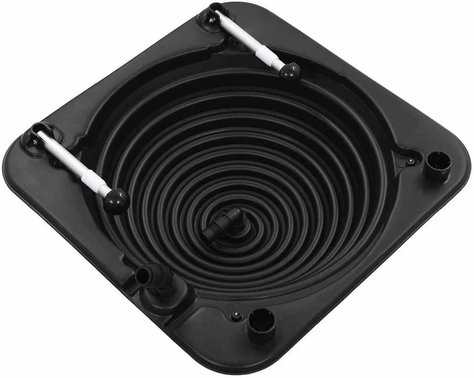 Baseino šildytuvai, 5vnt., 75x75x36cm HDPE ir aliuminis