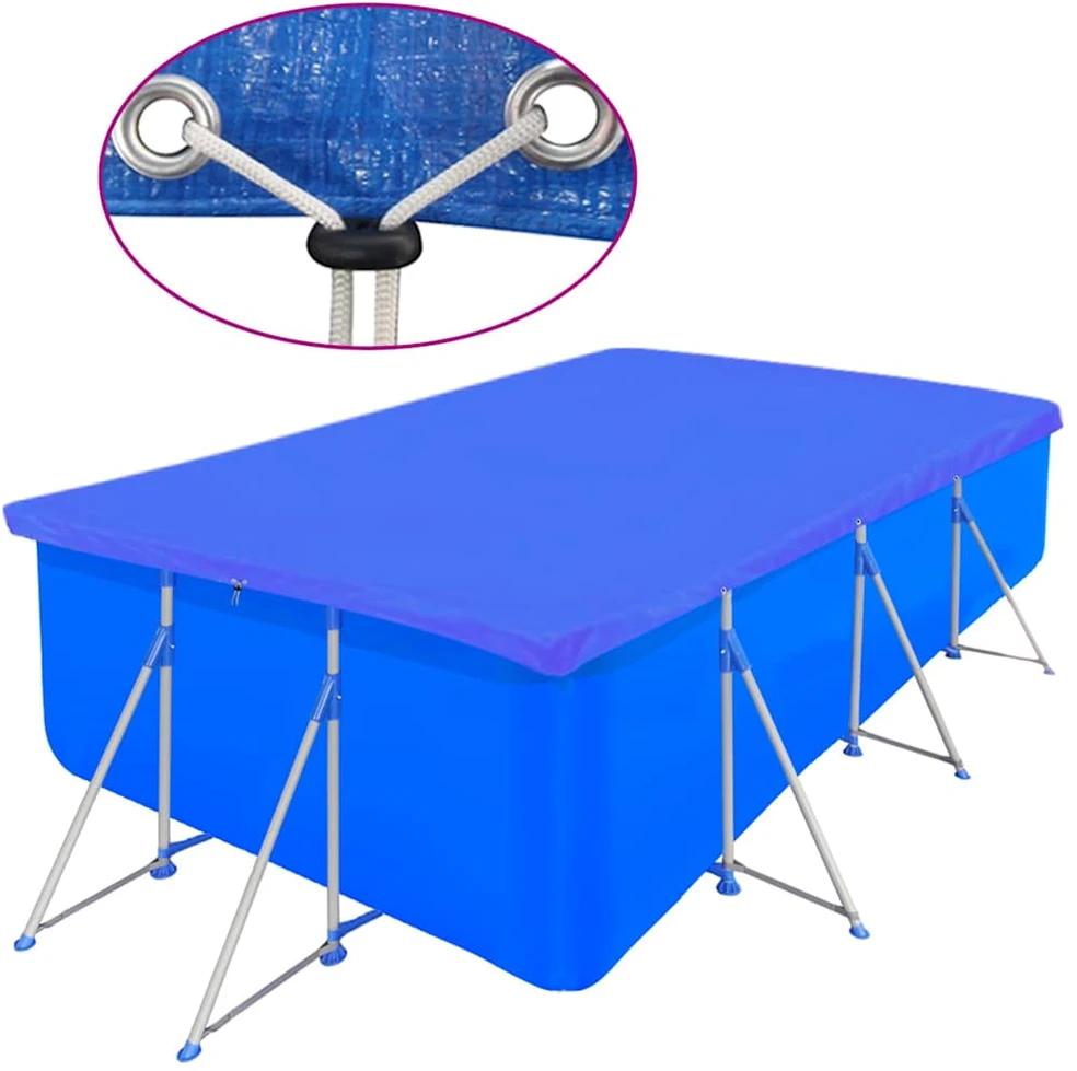 Baseino uždangalai, 2vnt., 400x207cm, PE, 90g/m², stačiakampiai