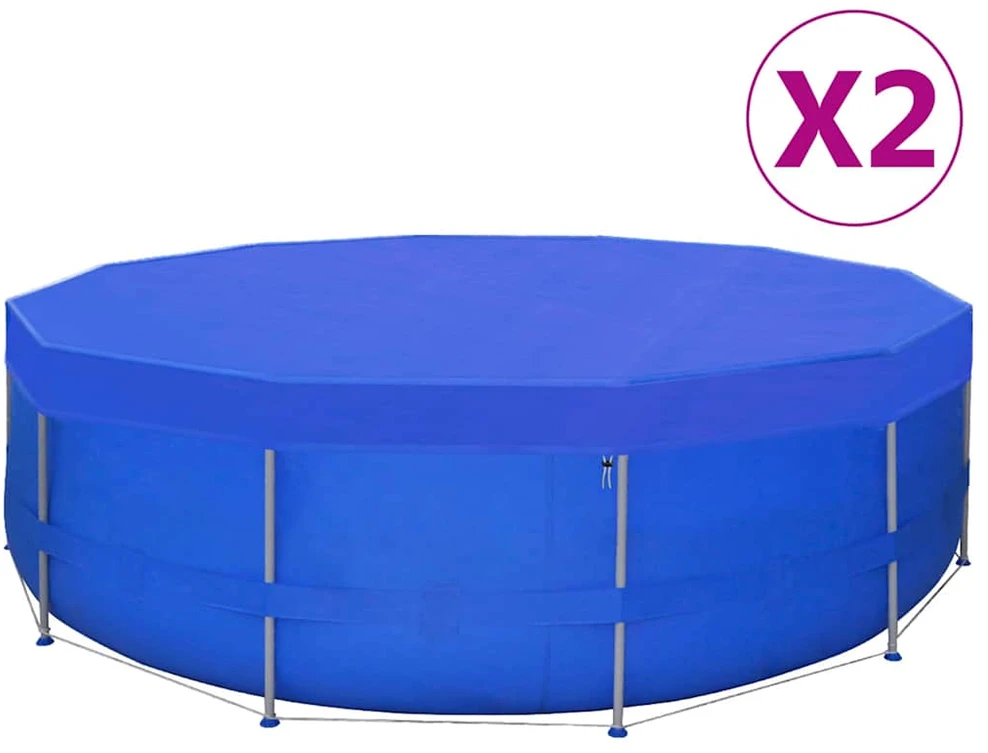 Baseino uždangalai, 2vnt., 460cm, PE, 90g/m², apskriti