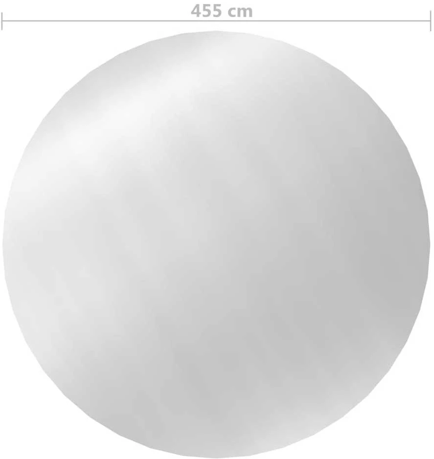 Baseino uždangalas, sidabrinės spalvos, 455cm, PE