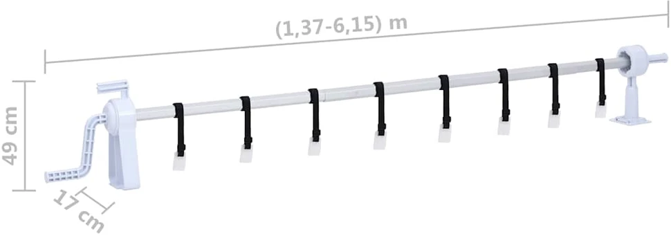 Baseino uždangalo susukimo volas su plastikiniu pagrindu