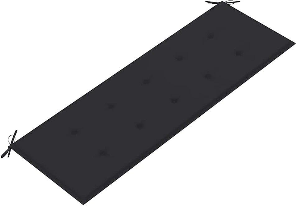 Batavia suoliukas su antracito pagalvėle, 150cm, tikmedis
