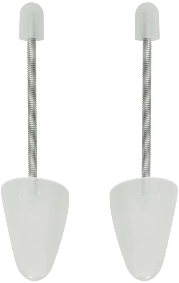 Batų kurpaliai, 5 poros, baltos spalvos, plastikas, EU 38–44