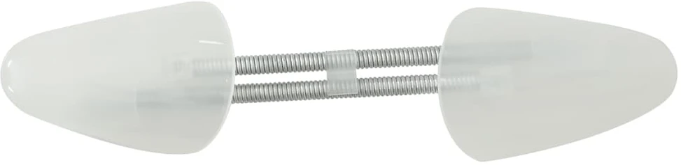 Batų kurpaliai, 5 poros, baltos spalvos, plastikas, EU 38–44