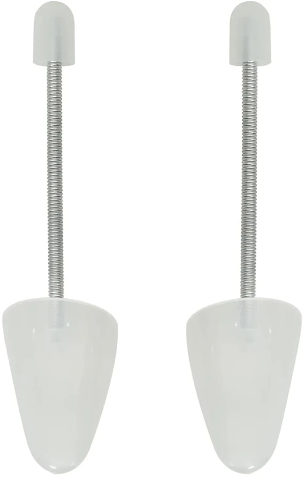 Batų kurpaliai, 5 poros, baltos spalvos, plastikas, EU 35–38