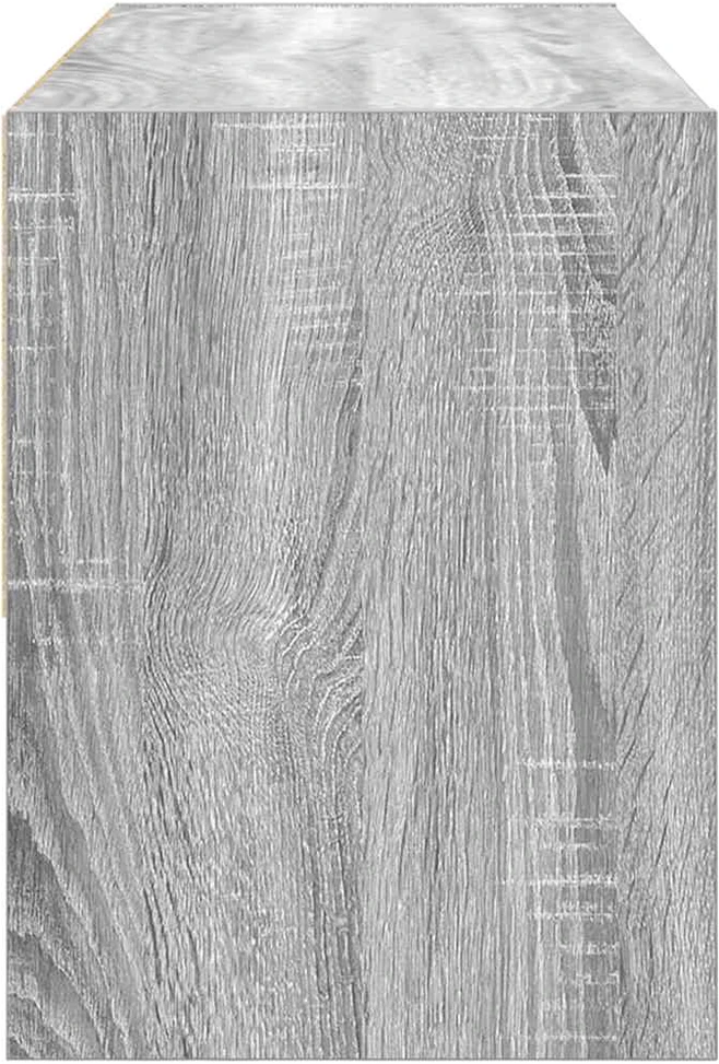 Batų lentyna, sukraunamos, pilka, 89,5x30x40cm