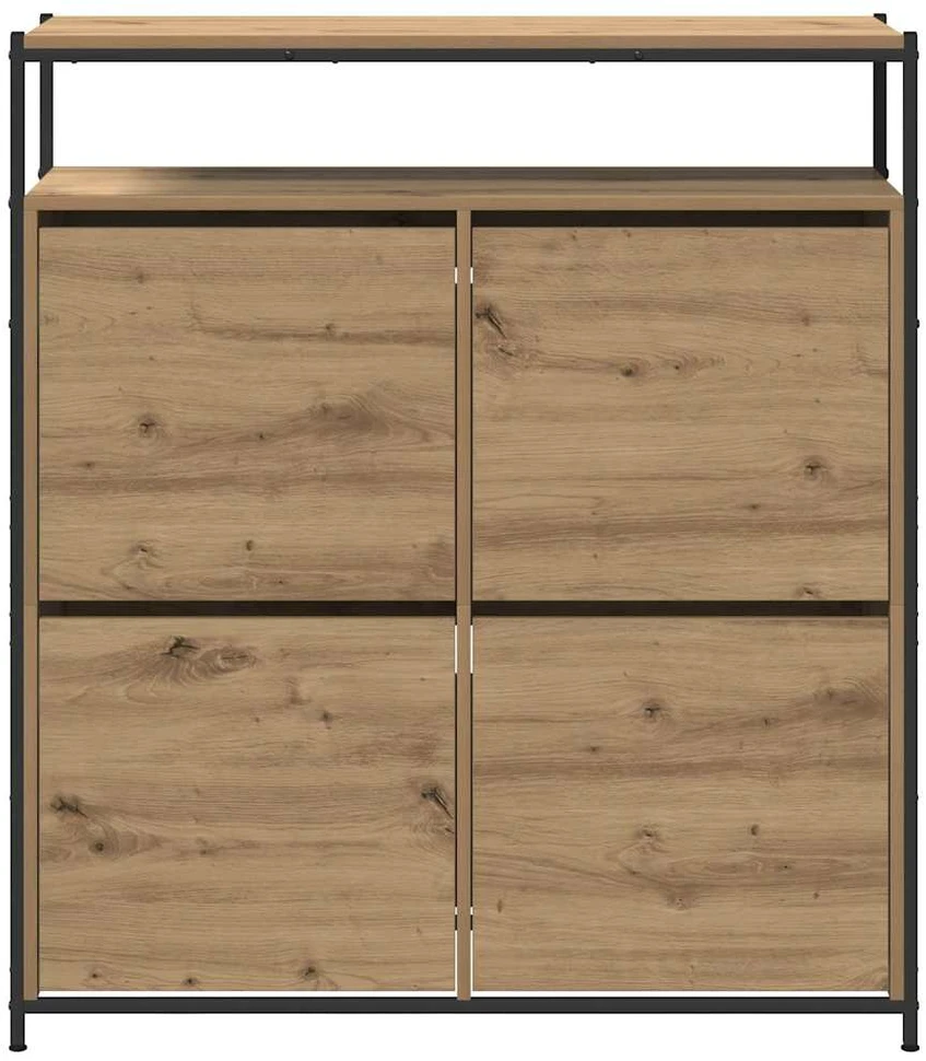 Batu skrynia 100 x 34 x 112 cm Apdirbta mediena Artisano ąžuolo