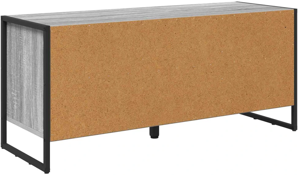 Batu skrynia 100 x 35 x 44 cm Apdirbta mediena Pilkas Sonoma