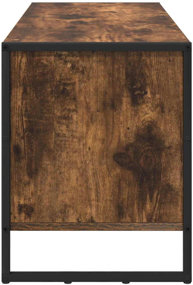 Batu skrynia 100 x 35 x 44 cm Apdirbta mediena Dūminis ąžuolas