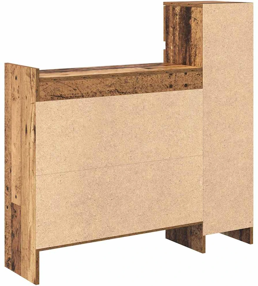 Batu skrynia 100,5 x 28 x 100 cm Apdirbta mediena Senas medis