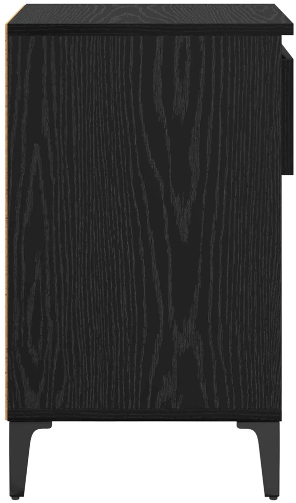 Batu skrynia 102 x 36 x 60 cm Apdirbta mediena Juodojo ąžuolo