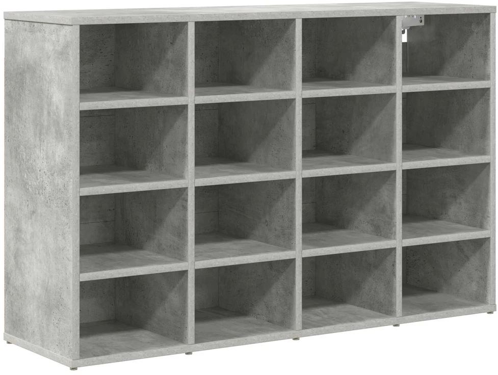 Batu skrynia 103 x 30 x 67 cm Apdirbta mediena Betono pilka