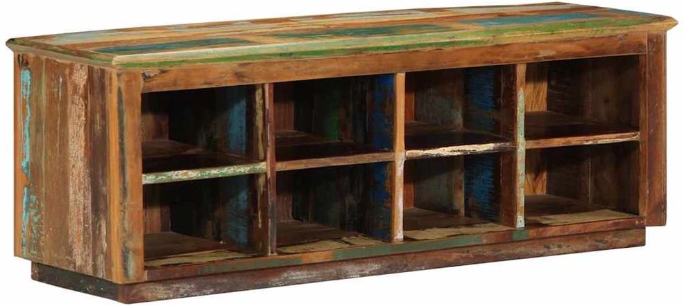 Batu skrynia 110 x 35 x 40 cm Kietas atkurtas medis Ruda