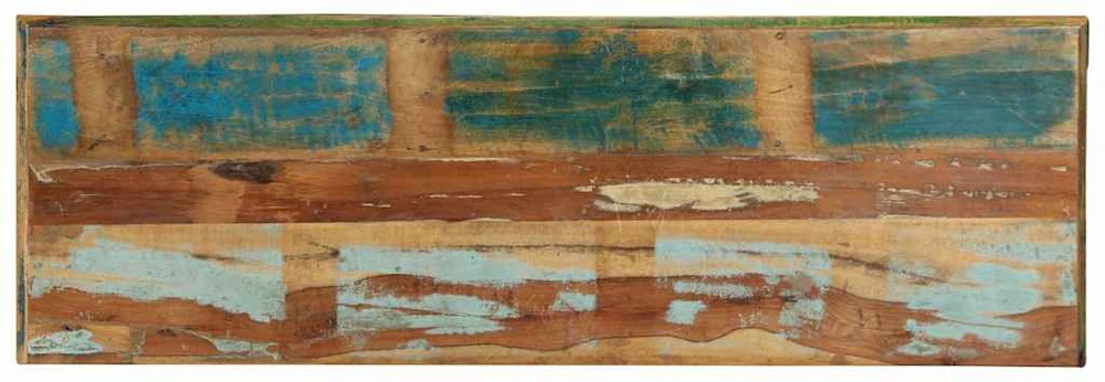 Batu skrynia 110 x 35 x 40 cm Kietas atkurtas medis Ruda