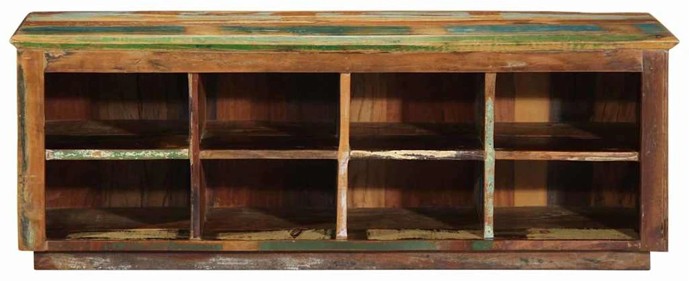 Batu skrynia 110 x 35 x 40 cm Kietas atkurtas medis Ruda