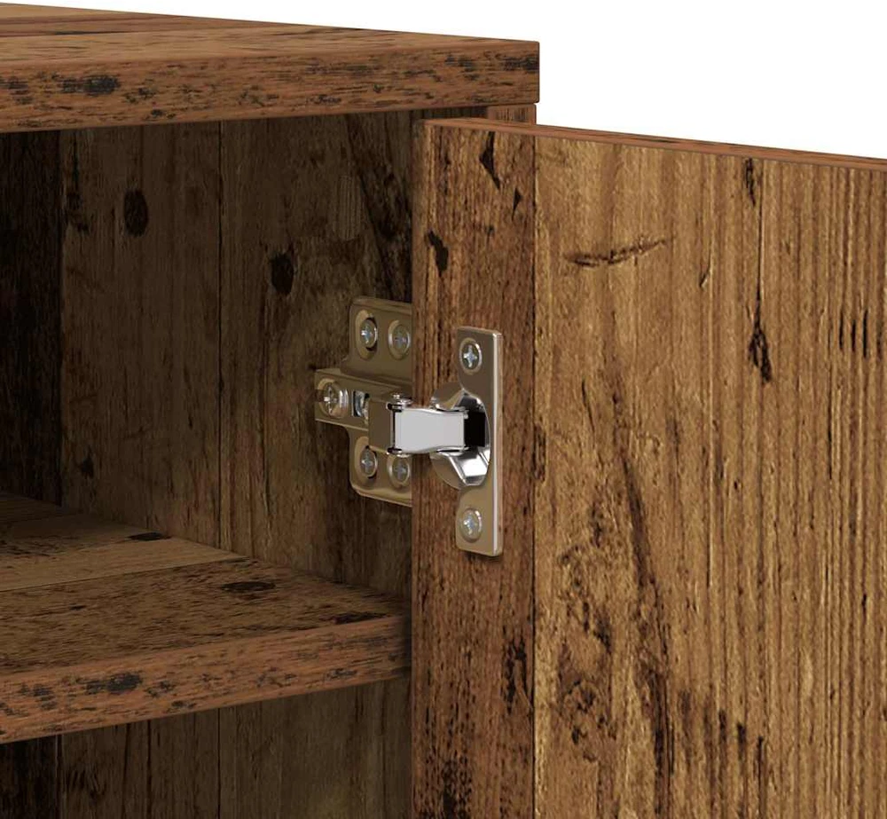 batų spintelė Old Wood 32x35x92 cm Engineered Wood