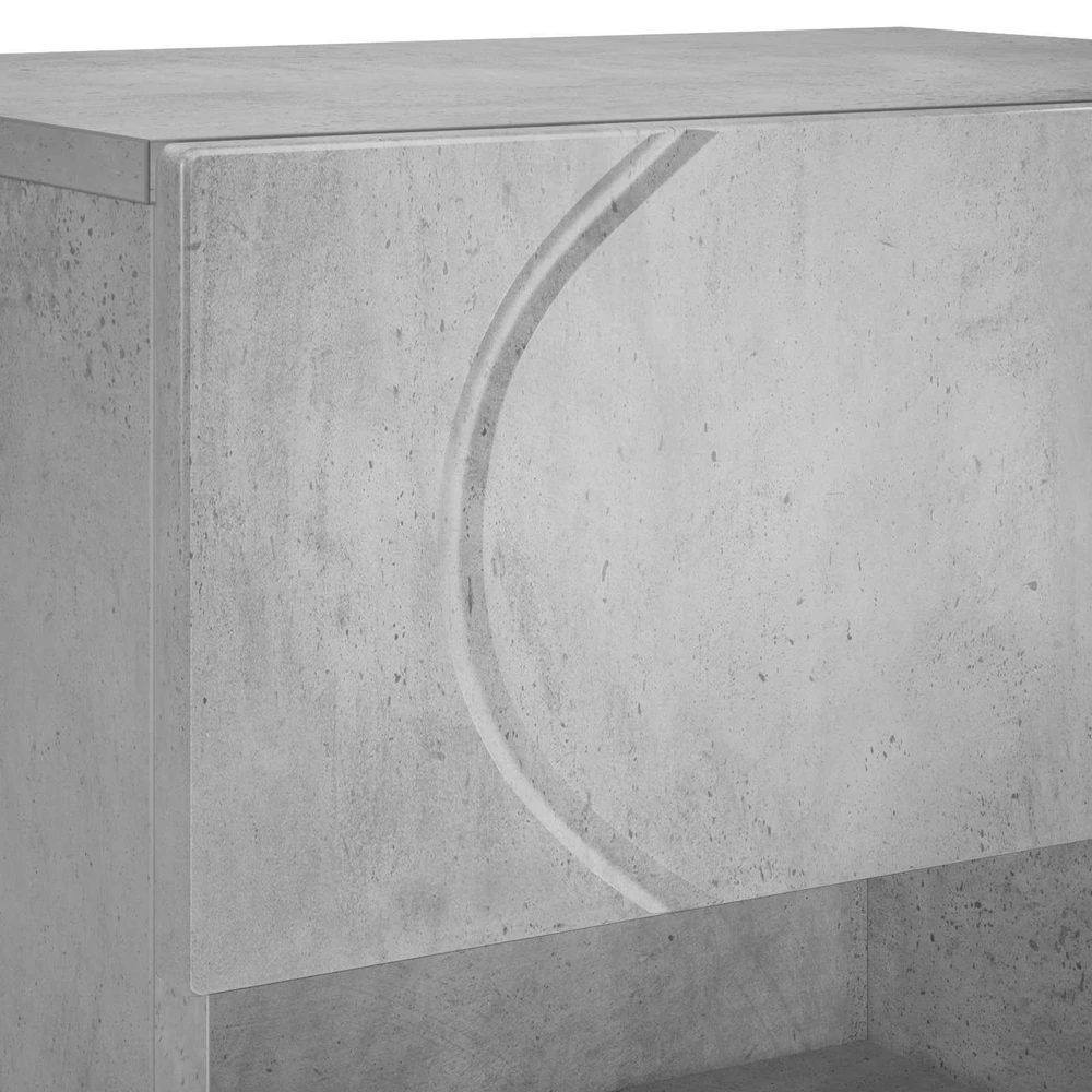 Batų spintelė 48 x 38 x 87,5 cm Apdirbta mediena Betono pilka