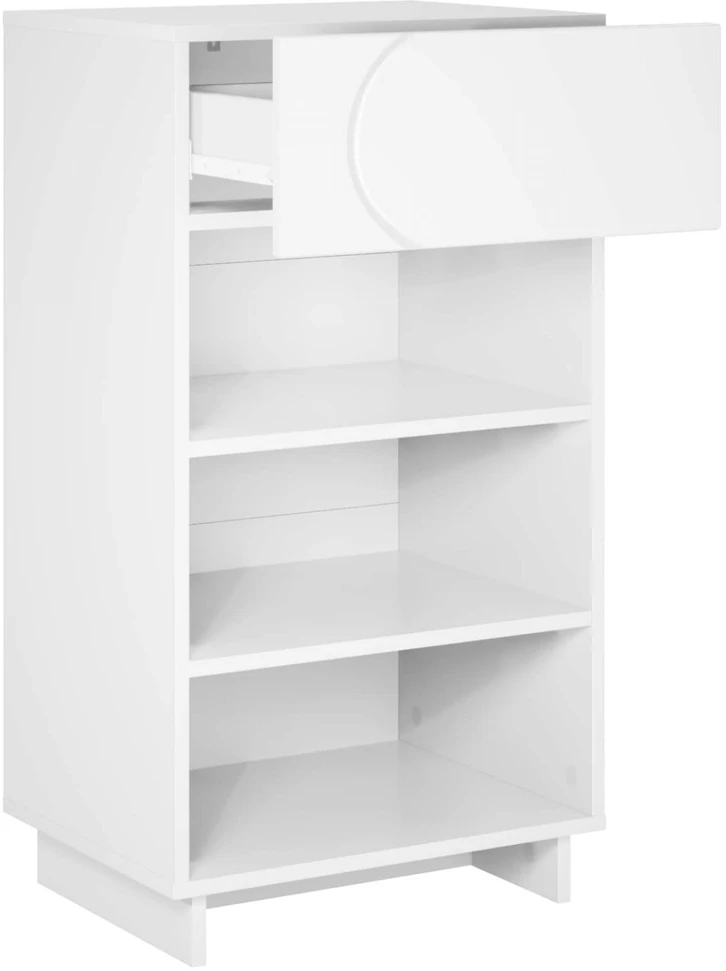 Batu skrynia 48 x 38 x 87,5 cm Apdirbta mediena Balta