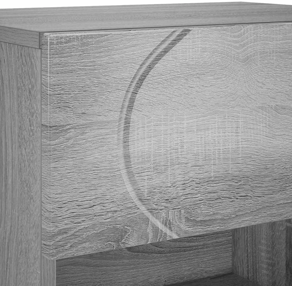 Batų spintelė 48 x 38 x 87,5 cm Apdirbta mediena Pilka Sonoma