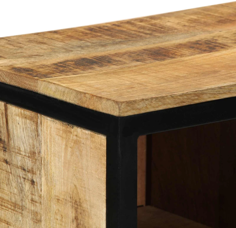 Batu skrynia 50 x 30 x 110 cm Kietas mango medis Ruda