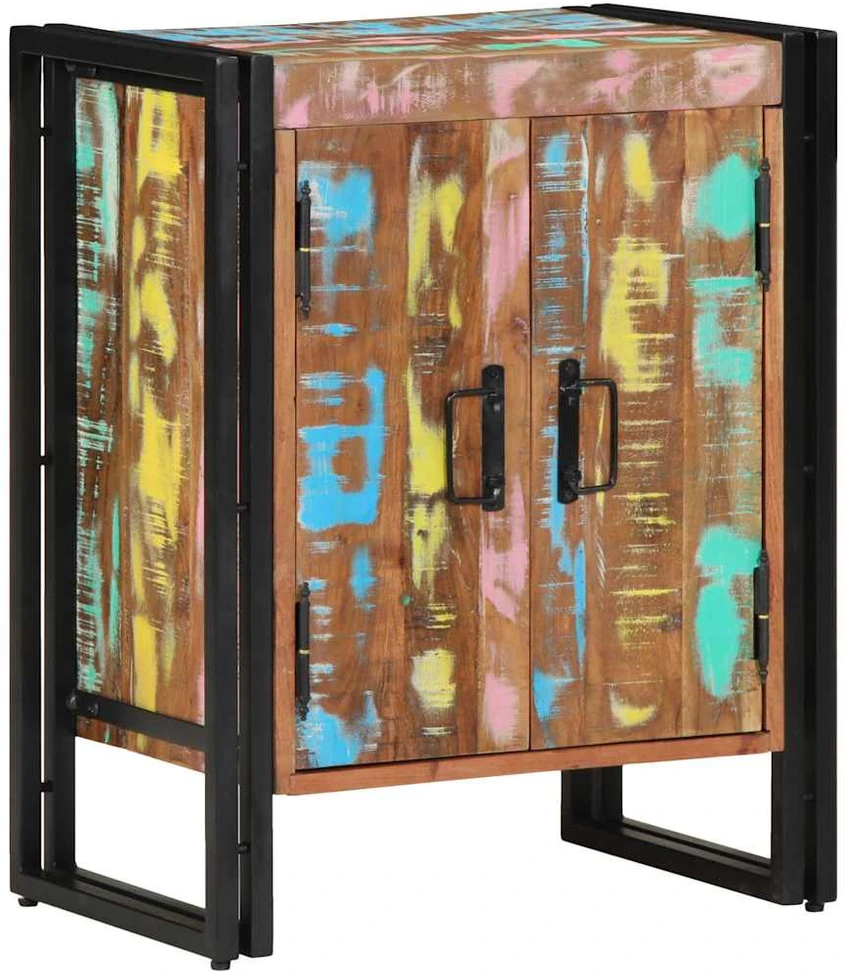 Batu skrynia 56 x 35 x 70 cm Perdirbtos medienos masyvas