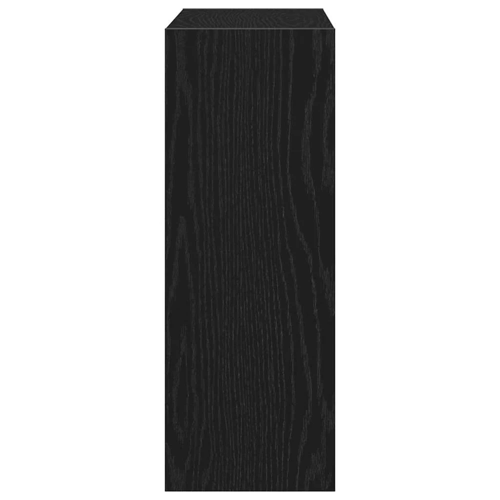 Batu skrynia 60 x 21 x 57 cm Apdirbta mediena Juodas ąžuolas