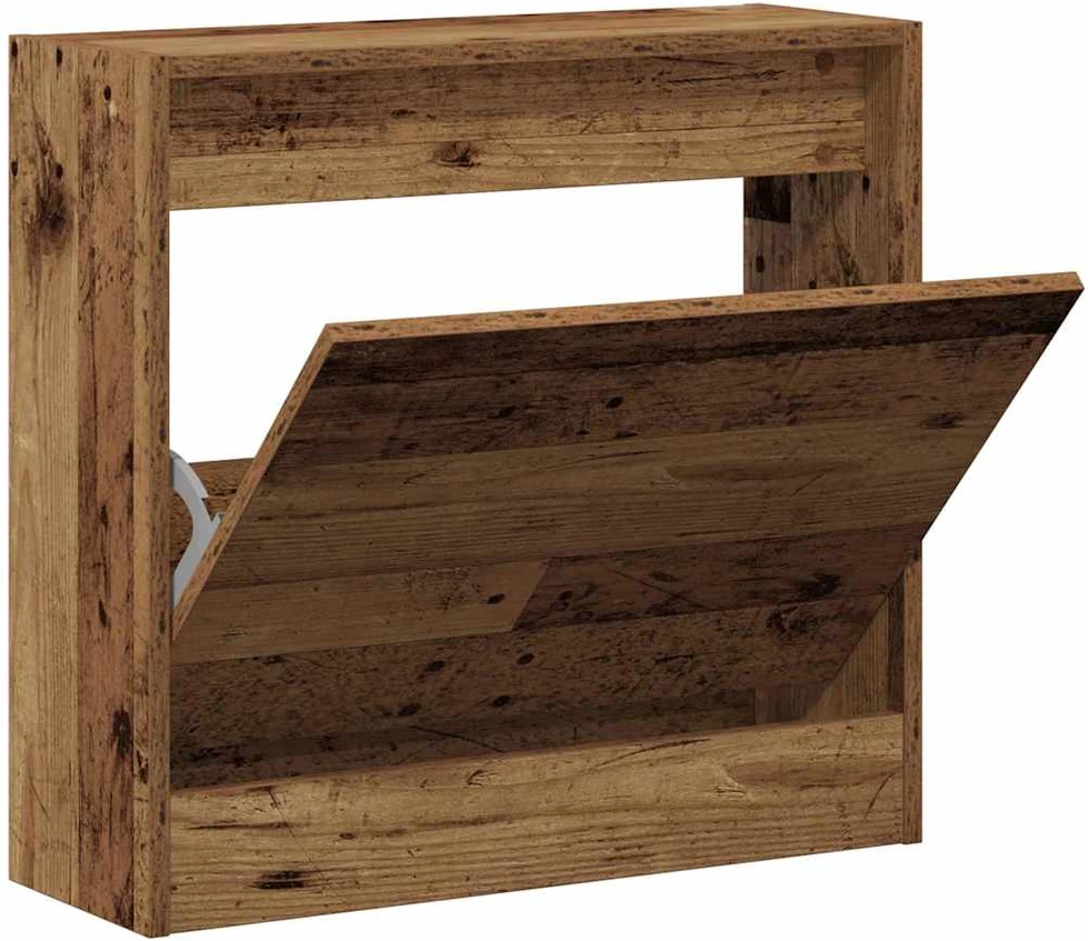 Batu skrynia 60 x 21 x 57 cm Apdirbta mediena Senas medis