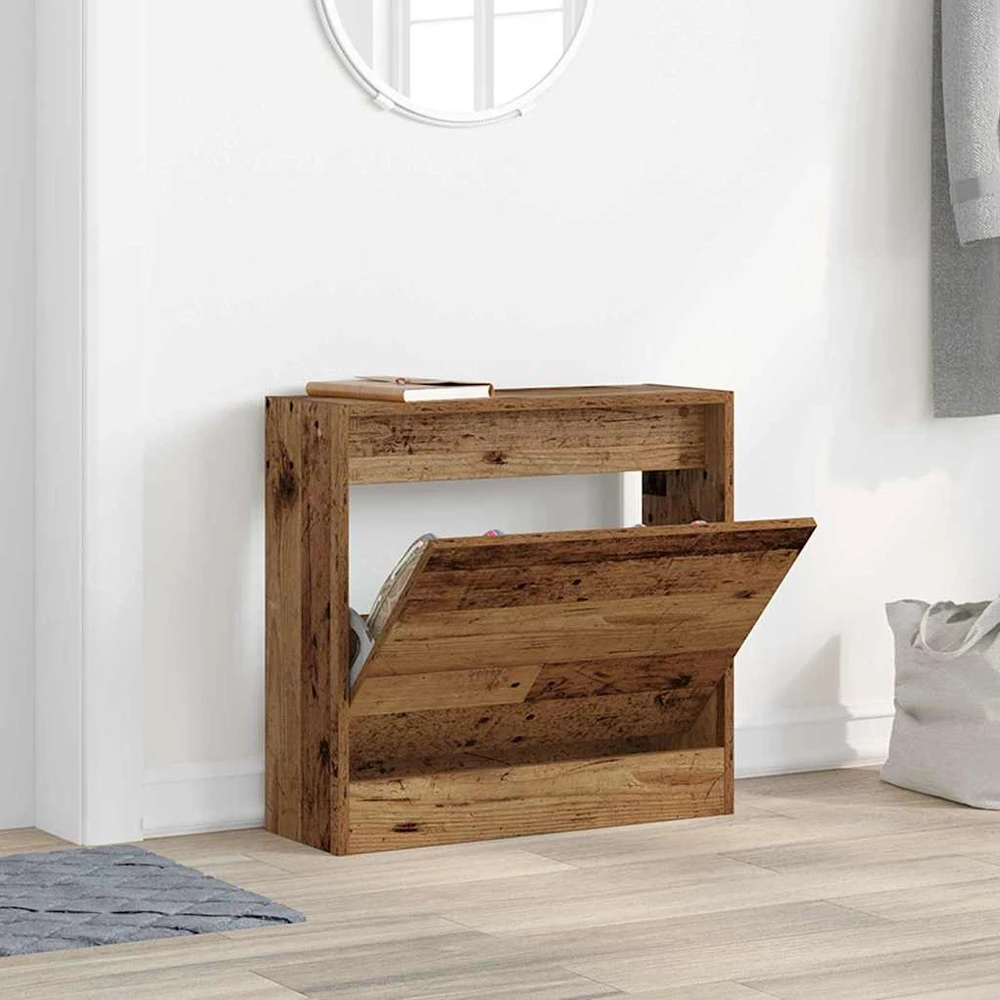 Batu skrynia 60 x 21 x 57 cm Apdirbta mediena Senas medis