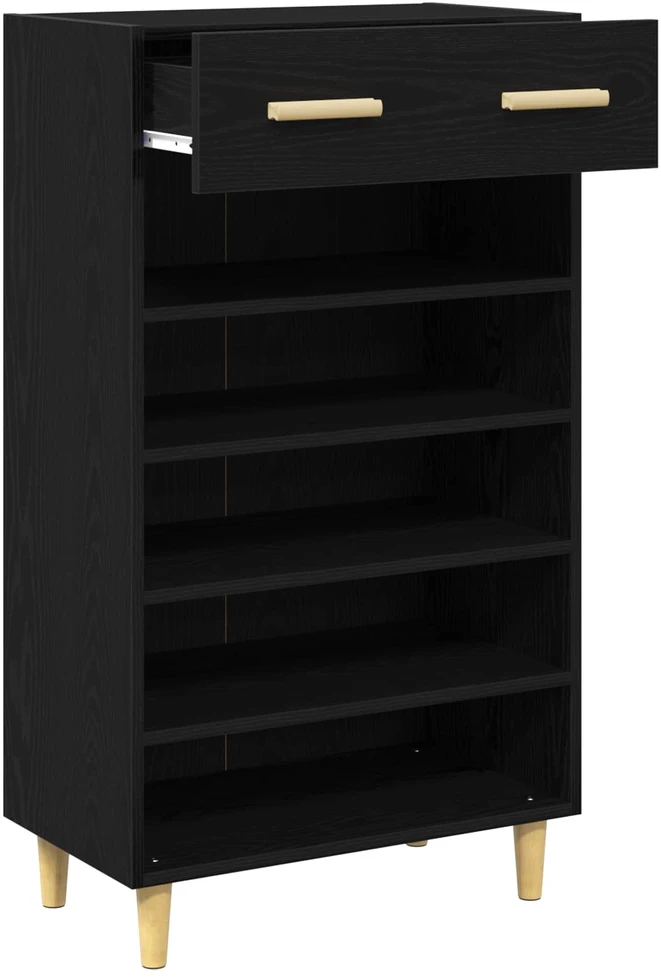 Batu skrynia 60 x 35 x 105 cm Apdirbta mediena Juodojo ąžuolo