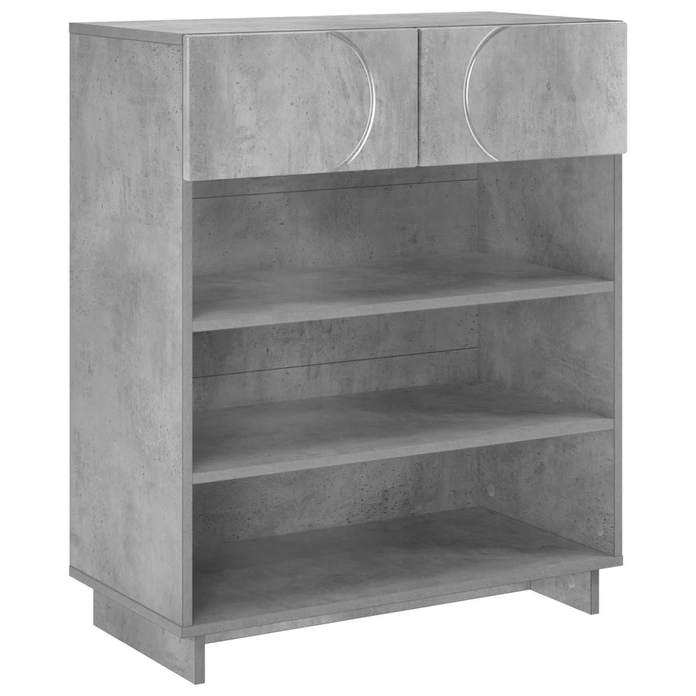 Batų spintelė 73 x 38 x 87,5 cm Apdirbta mediena Betono pilka