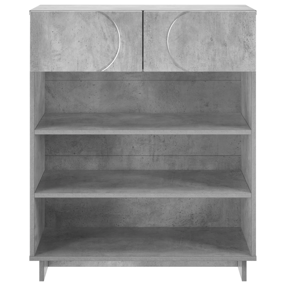 Batų spintelė 73 x 38 x 87,5 cm Apdirbta mediena Betono pilka