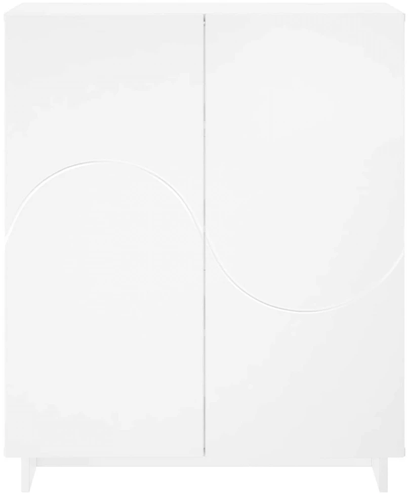 Batų spintelė 73 x 38 x 87,5 cm Apdirbta mediena Balta